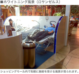 ホワイトニング風景